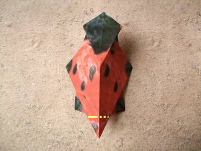 origami lieveheersbeestje origami lieveheersbeestje