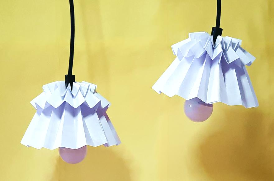 Origami Hanglampen