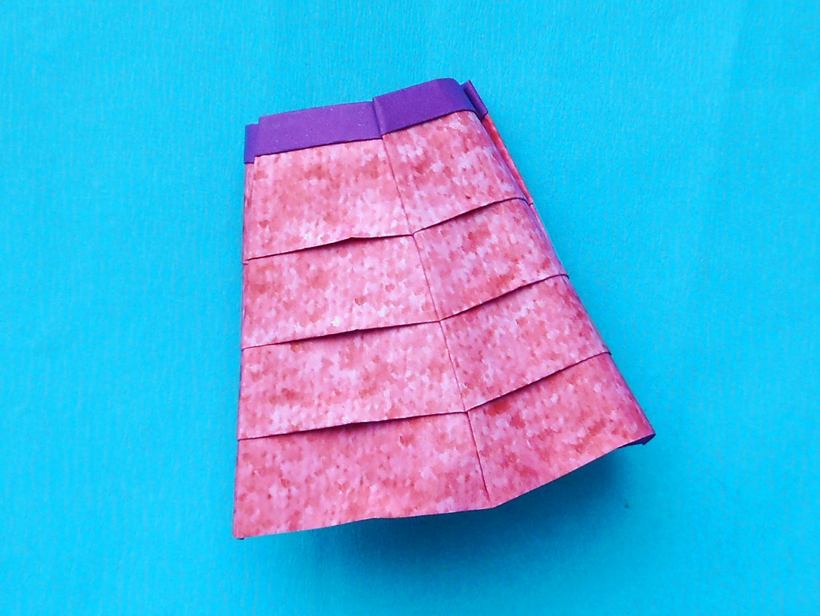 Origami layered skirt Origami layered skirt