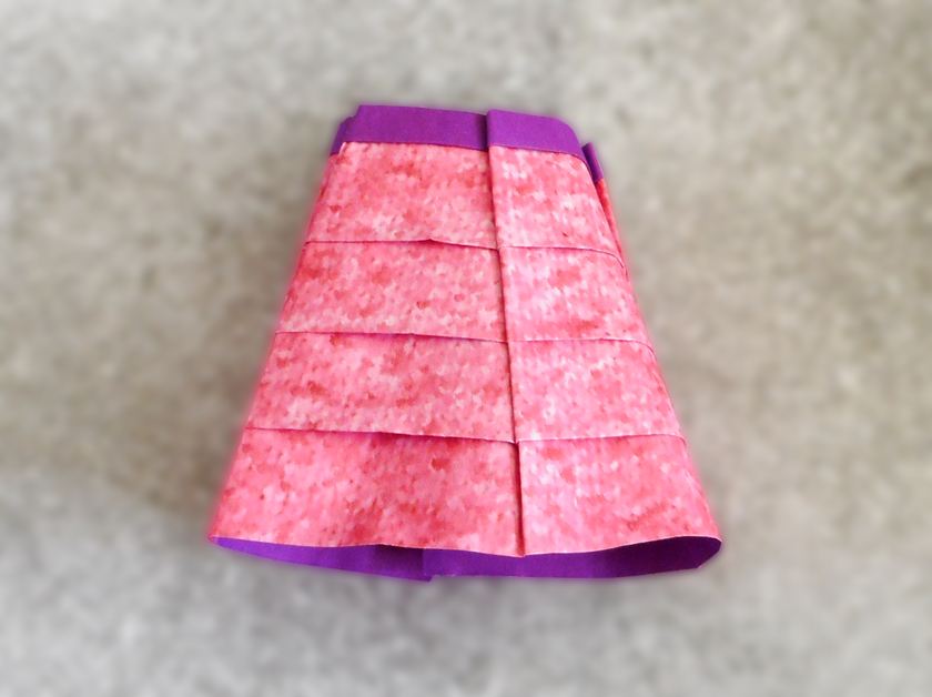 Origami layered skirt Origami layered skirt