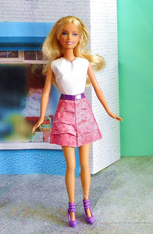 Origami layered skirt Origami layered skirt