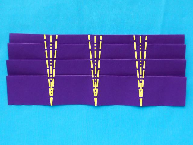 Make an Origami layered skirt Make an Origami layered skirt