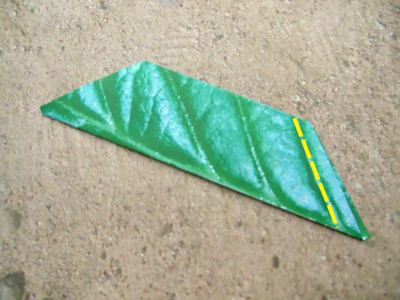 origami leaf