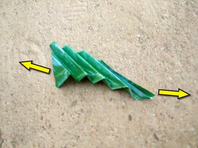 origami leaf