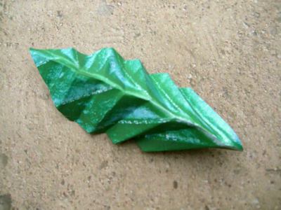 origami leaf