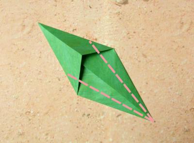 origami blaadje