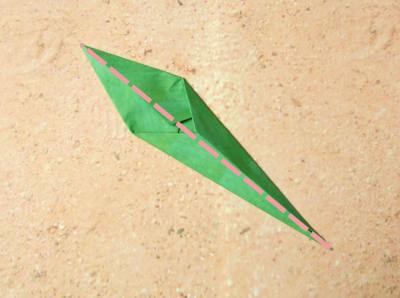 origami leaf