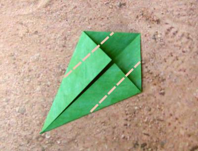 origami leaf - tigerlily