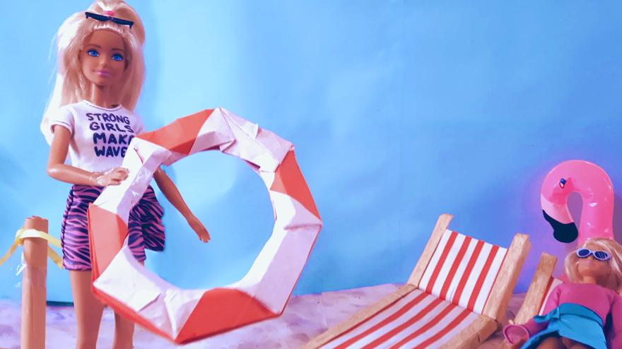 Barbie strandwacht