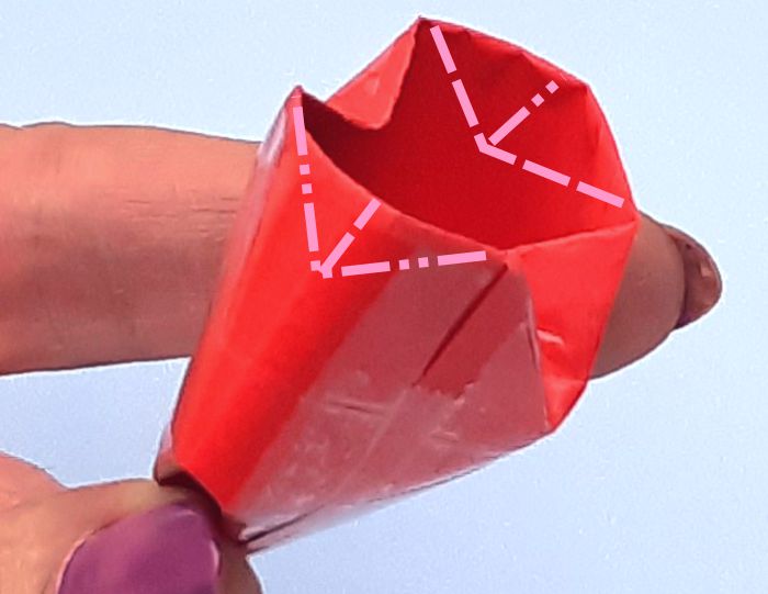 Lollies van papier maken