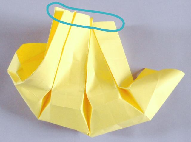 Fold an Origami Long Neck Vase