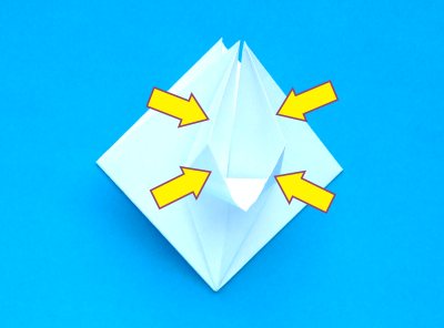 Origami Lotus vouwen