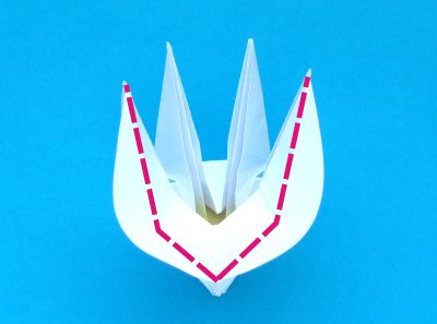 Origami Lotus vouwen