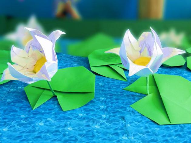 Origami Lotus Bloemen