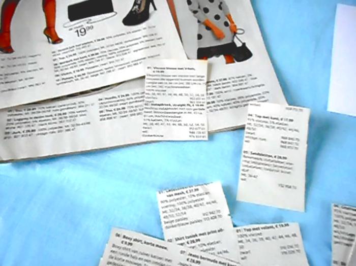 Magazine text cutouts Magazine text cutouts