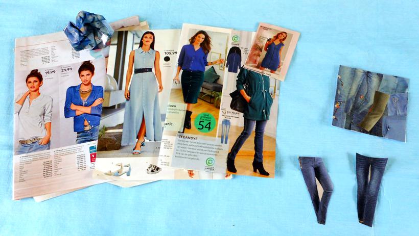 Blue Magazine cutouts