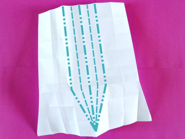 Fold an Origami Mermaid Gown