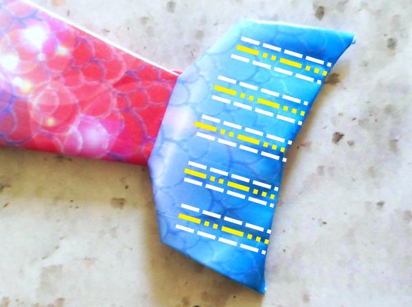 Make an Origami mermaid tail