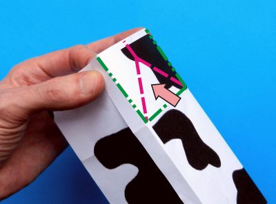 how to fold an origami milk carton