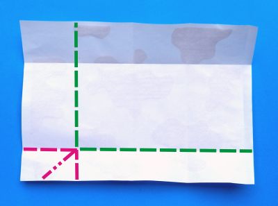 how to fold an origami milk carton