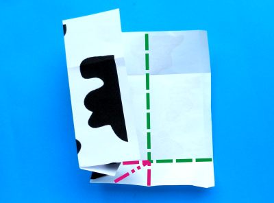 how to fold an origami milk carton