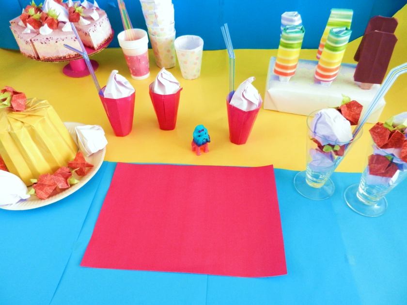 Nep eten van papier maken Nep eten van papier maken