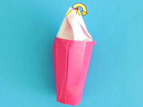 Een nep milkshake van papier maken