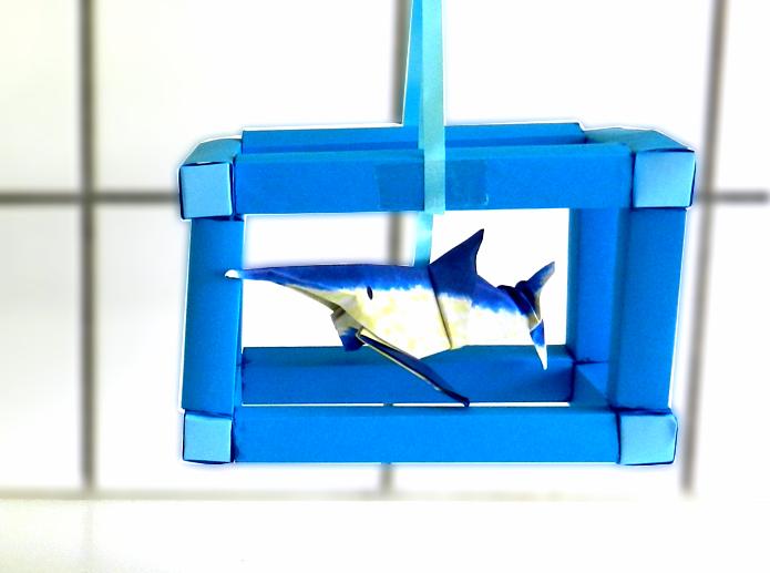 Aquarium van papier