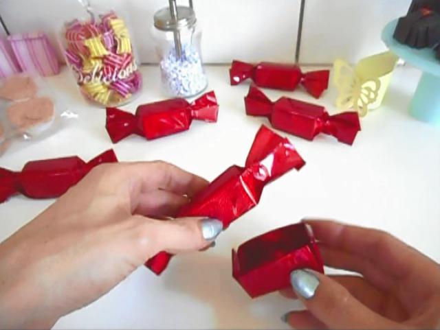 Snoepvormig doosje maken Snoepvormig doosje maken