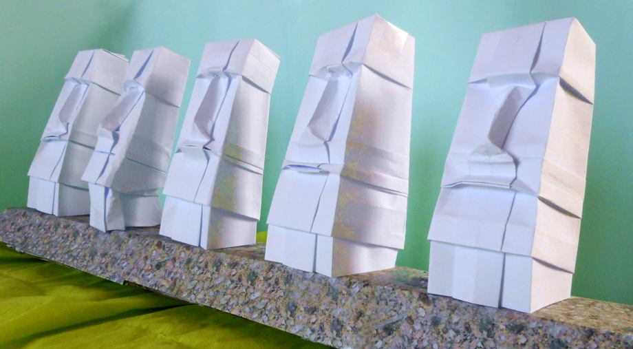 Origami Paaseiland beelden Origami Paaseiland beelden
