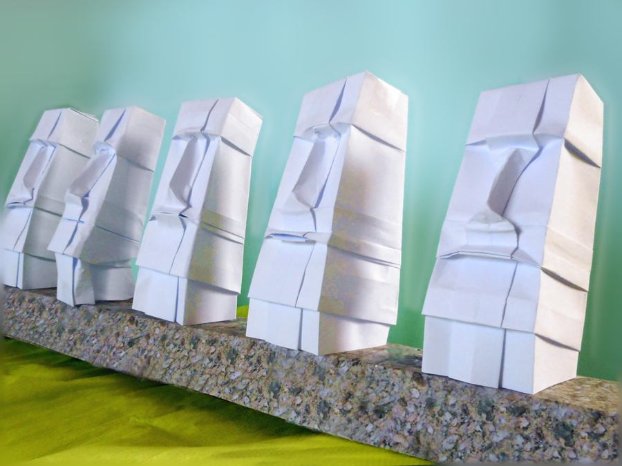 Origami Paaseiland beelden