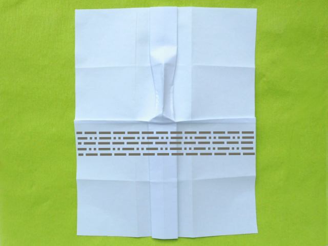 Origami Moai vouwen Origami Moai vouwen