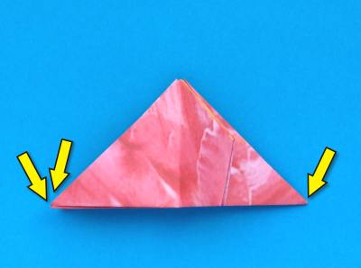 how to fold a modern looking origami tulip