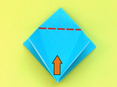 een onderdeel van een modulair origami model vouwen een onderdeel van een modulair origami model vouwen