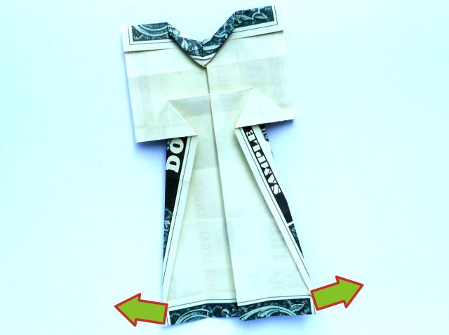 Fold a Money Origami dress