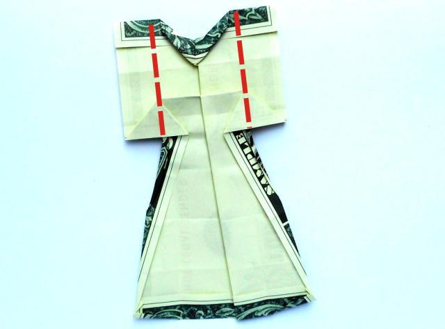 Fold a Money Origami dress