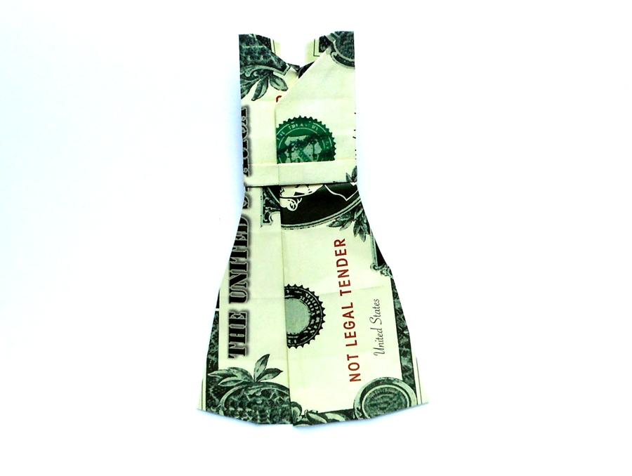 Money Origami dress