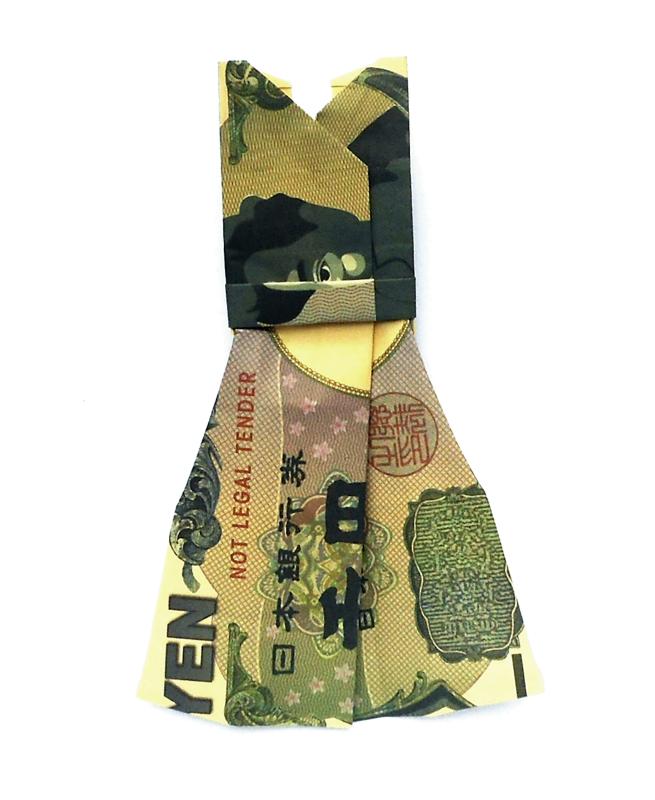 Money Origami dress