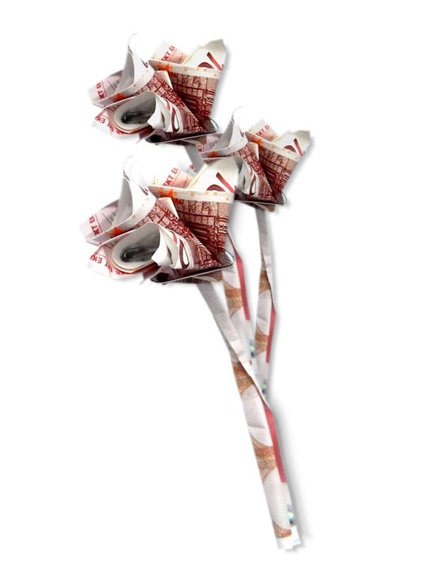 Bloemen van echt geld Bloemen van echt geld
