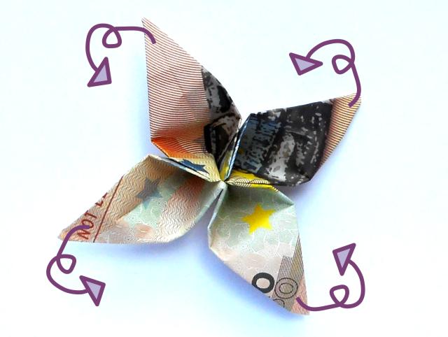 Fold Money Origami Flowers