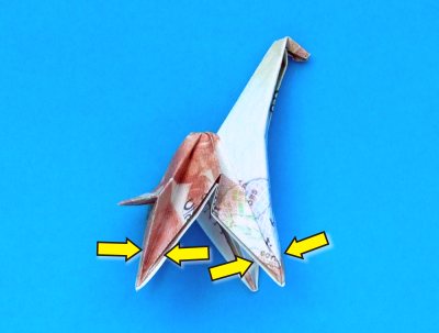 Origami Giraffe vouwen Origami Giraffe vouwen