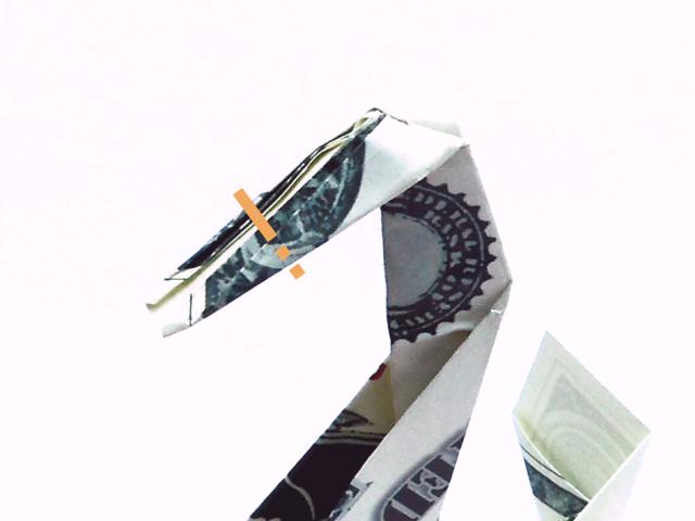 Zwaan van geld vouwen Zwaan van geld vouwen