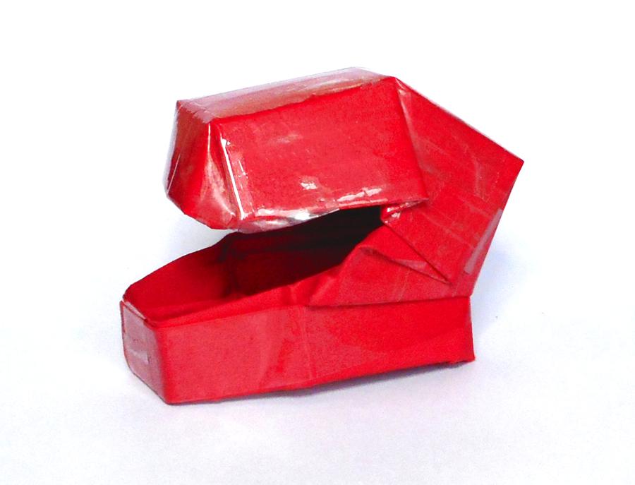 Origami motorhelm