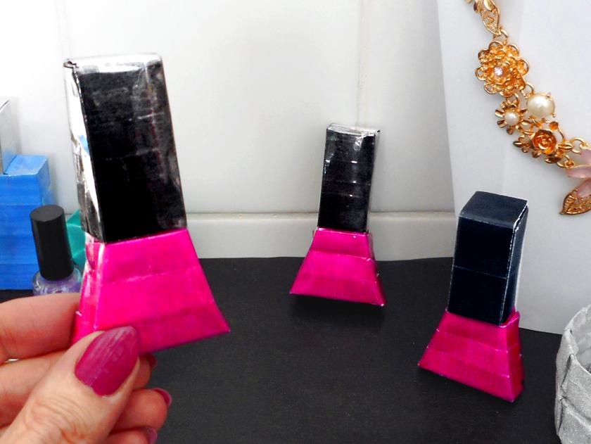 Origami Nail Polish Bottle