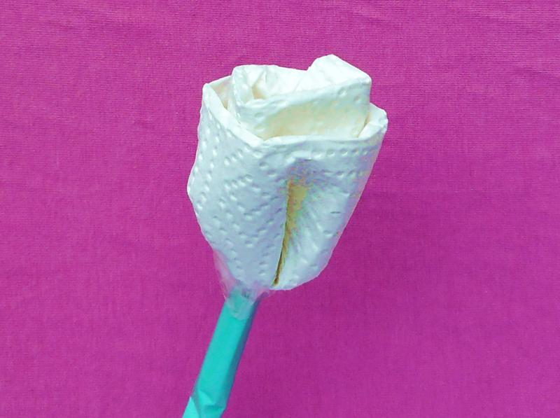 Paper Napkin Flower Paper Napkin Flower
