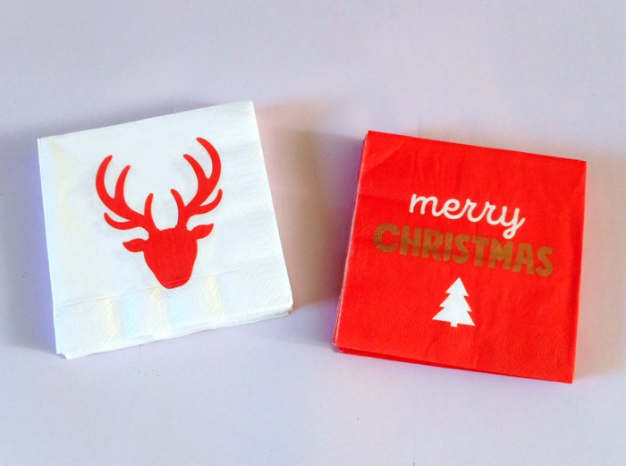 Paper Christmas Napkins