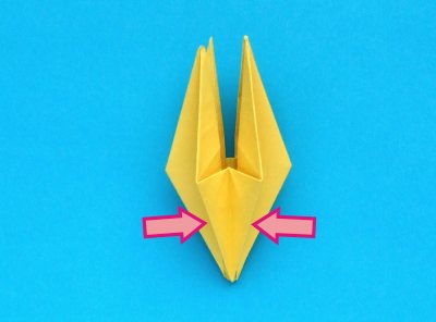 Origami Narcis vouwen