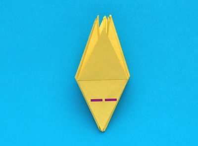 Origami Narcis vouwen