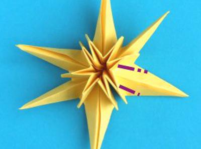 Origami Narcis vouwen