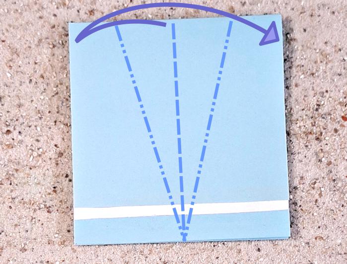Origami poppenjurk maken